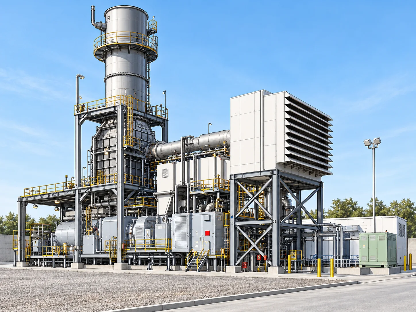 General Electric Frame 6B (6551) Gas Turbine Power Plant with Balance of Plant - 29.13 MW
